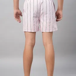Urban Scottish Pink Regular Fit Striped Boxers image 2