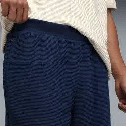 Puma Persian Blue Wardrobe Essentials Slim Fit Ottoman Knitted Shorts image 4