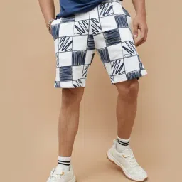 Fame Forever By Lifestyle White Regular Fit Printed Shorts-picture-42