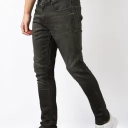 Spykar Men Slim Fit Low Rise Cotton Casual Jeans image 3