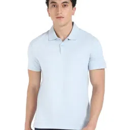 CALVIN KLEIN JEANS Men's Blue Polo T-Shirt-image-13