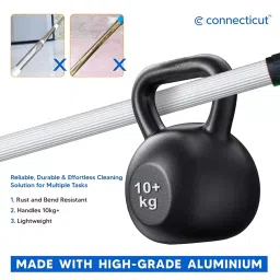 Connecticut Nylon Brush with Water Fed PU Pipe and 6 m Adjustable Telescopic Pole Cleaning Kit image 4