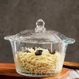Goodhomes Clear Glass Casserole with Lid (1800 ml)-image-4