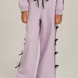 VERO MODA GIRL Orchid Bouquet Embroidery Sweat Pants-picture-25