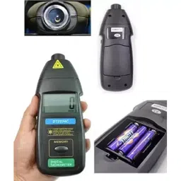 generic Real Instruments Non Contact Digital Tachometer Speed RPM Meter Black, DT-2234C image 2