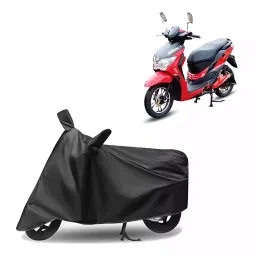 Auto Pearl Polyester Two Wheeler Cover for Hero Electric Electric Dash BS6 (Grey)-picture-35