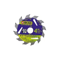 Akari 4 inch/100 mm Diameter and 12 Teeth Tungsten Carbide TCT Saw Blade TCT-12 (Pack of 5)-picture-38