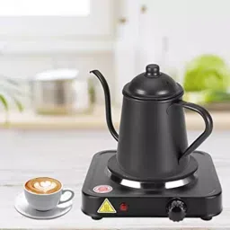 NS 1000 W 152.4 mm (6 Inch) Adjustable Electric Hot Plate 6R-F4L4-EAB9 Black image 3