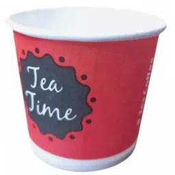 UMBRELLA CORPORATION 130 ml Disposable Tea Paper Cup Red (Pack of 100)-picture-44