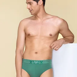 XYXX Pack Of 2 Mid-Rise Cotton Anti Microbial Basic Briefs XYBRF2PCKN782 image 2
