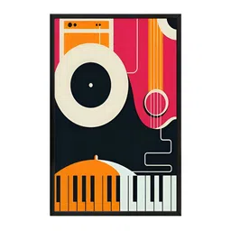 999Store Black & Pink 1 Piece Canvas Other Wall Paintings image 3