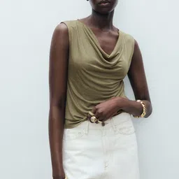 MANGO Cowl Neck Sleeveless Top-picture-42