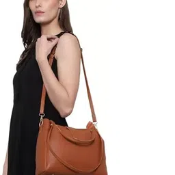 DANIEL CLARK Textured PU Structured Handheld Bag image 5