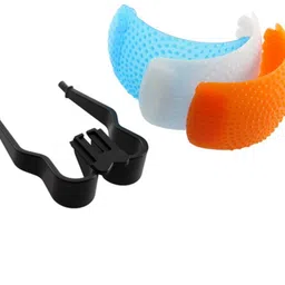 GINNI 3 Color Pop up Hot-Shoe Flash Diffuser Set for DSLR camera Diffuser image 3