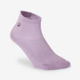 decathlon Ankle socks, purple beige grey, pack of 3 image 2