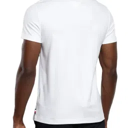 Tommy Hilfiger White Cotton Slim Fit T-Shirt image 2