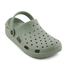 Liberty Women's Light Green Back Strap Clogs image 2