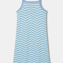 Elle Kids Ice Blue Cotton Dress image 2