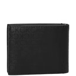 CALVIN KLEIN Black Tonal DAILY TECH 5CC Logo Bi-Fold Wallet image 2