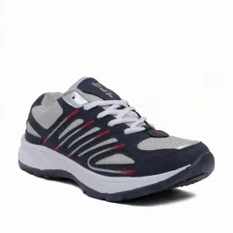 Asian Men's Grey & Blue Running Shoes image 2