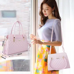 FOMMIL Women Satchel Combo Handbag image 2