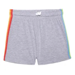Under Fourteen Only Kids Grey Solid Shorts-picture-17