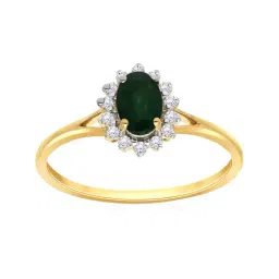 Malabar Gold and Diamonds 18k Gold & Diamond Mine Ring for Women-picture-35