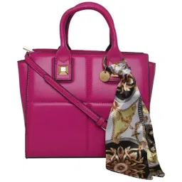 Aldo Pink Textured Medium Handbag-picture-13