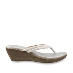 Metro Women's Silver Thong Wedges-picture-15