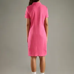 Tommy Hilfiger Pink Cotton Regular Fit Dress image 2