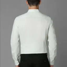 Louis Philippe Green Cotton Slim Fit Printed Shirt image 2