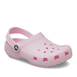 Crocs Kids Light Pink Back Strap Clogs image 2