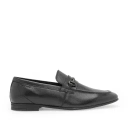 Red Tape Men's Black Formal Loafers image 2
