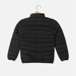 Allen Solly Boys Black Solid Full Sleeves Jacket image 2