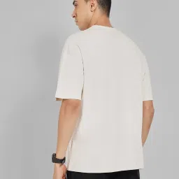 Street 808 By Pantaloons White Cotton Boxy Fit T-Shirt image 2