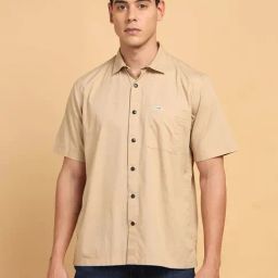 Wrangler Beige Relaxed Fit Cotton Shirt-picture-34