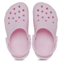 Crocs Kids Light Pink Back Strap Clogs image 3