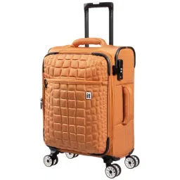 it luggage Reptilian Tan 8 Wheels Small Soft Cabin Trolley Bag-image-61