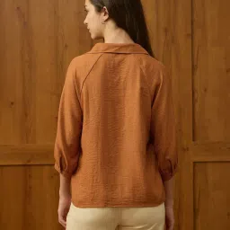 U.S. Polo Assn. Brown Regular Fit Shirt image 2