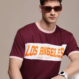 Moda Rapido Typography Printed T-shirt-image-12