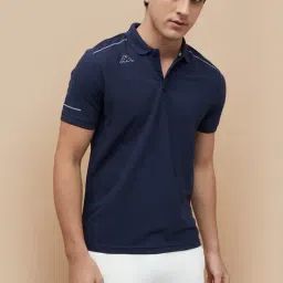 Kappa Blue Regular Fit Polo T-Shirt-image-21