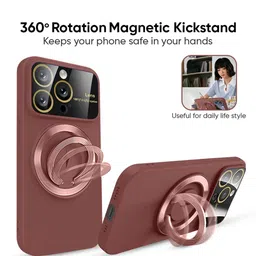 QRIOH Solid iPhone 15 Pro Back Case with Magsafe image 5