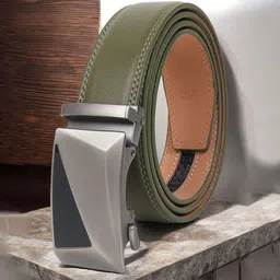 INVICTUS Men Slider Buckle Closure Textured Casual Belt image 1