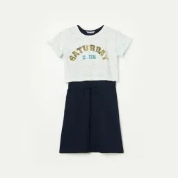 Fame Forever By Lifestyle Navy Regular Fit Dress-picture-27