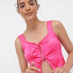 DressBerry Femme Chic Bow Front Top image 3