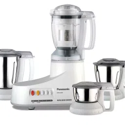 Panasonic AC MX-AC400 550-Watt Super Mixer Grinder with 4 Jars (White)-image-40