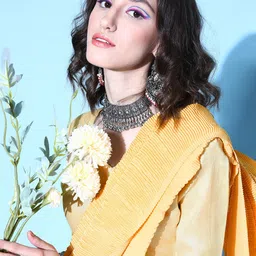 Mitera Beige Saree image 3