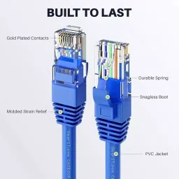 LOTA Cat6 Ethernet Cable High Speed PVC Blue 15 m with RJ45 Connector, ‎MST-771-LT image 4