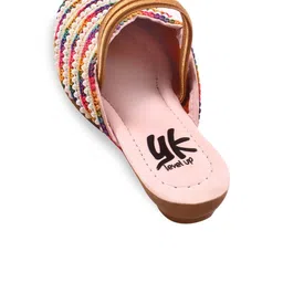 YK Girls Embellished Round Toe Mules image 2