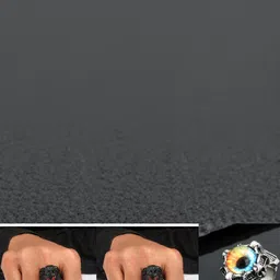 Teeragaj Set Of 3 Stones Studded Lion & Dragon Adjustable Finger Rings-image-64